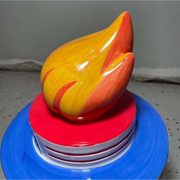 Vintage 1996 USA Olympics Looney Tunes Cookie Jar Warmer Bros. LIKE NEW - Picture 9 of 11